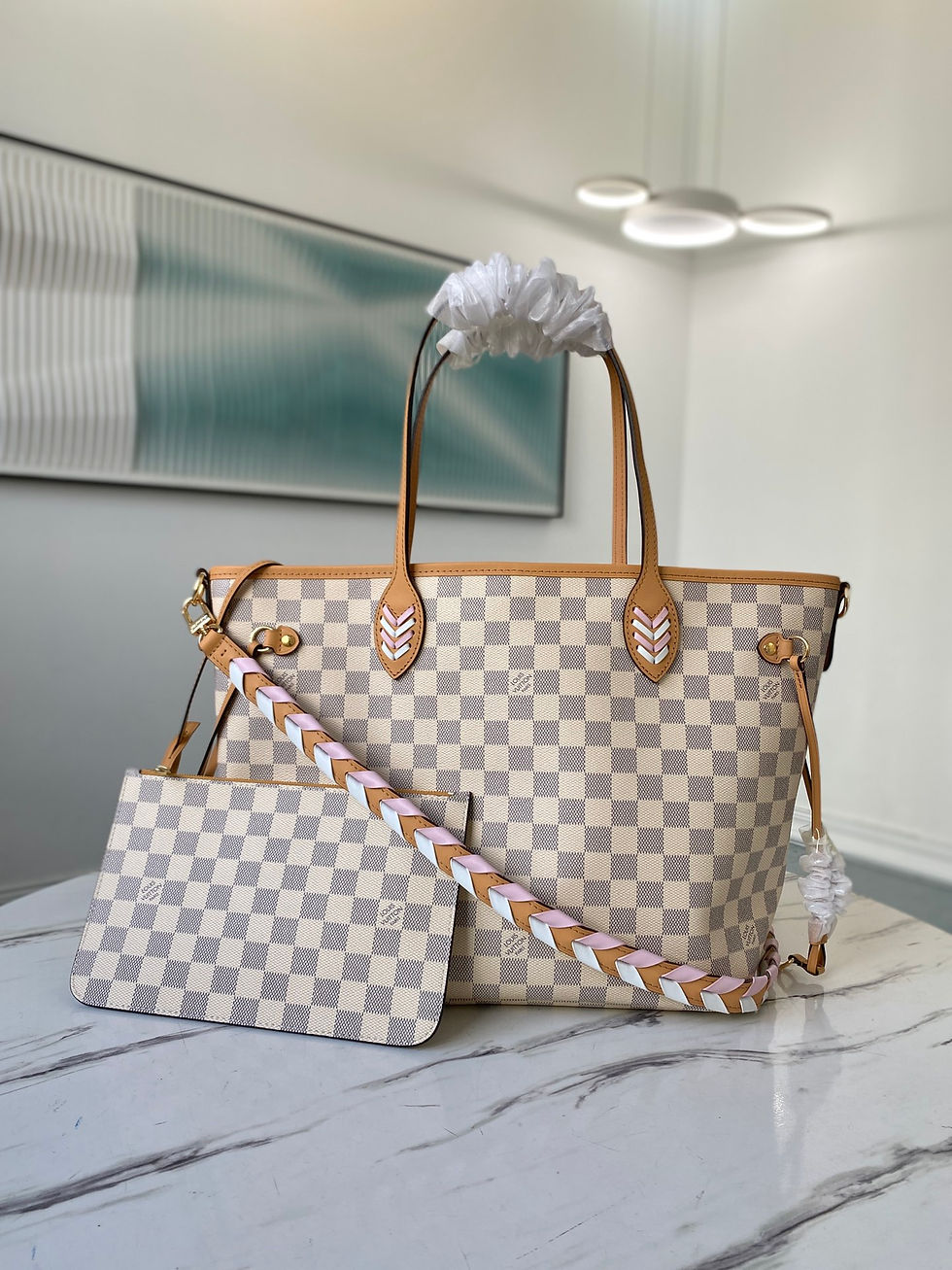 Thumbnail: Azur Neverfull Womens Handbag Tote Bag – LUV1378