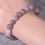 الصورة المصغرة: Pink Tourmaline Bracelet,Beaded Bracelet,8mm Bead,Healing,Gemstone Bracelet