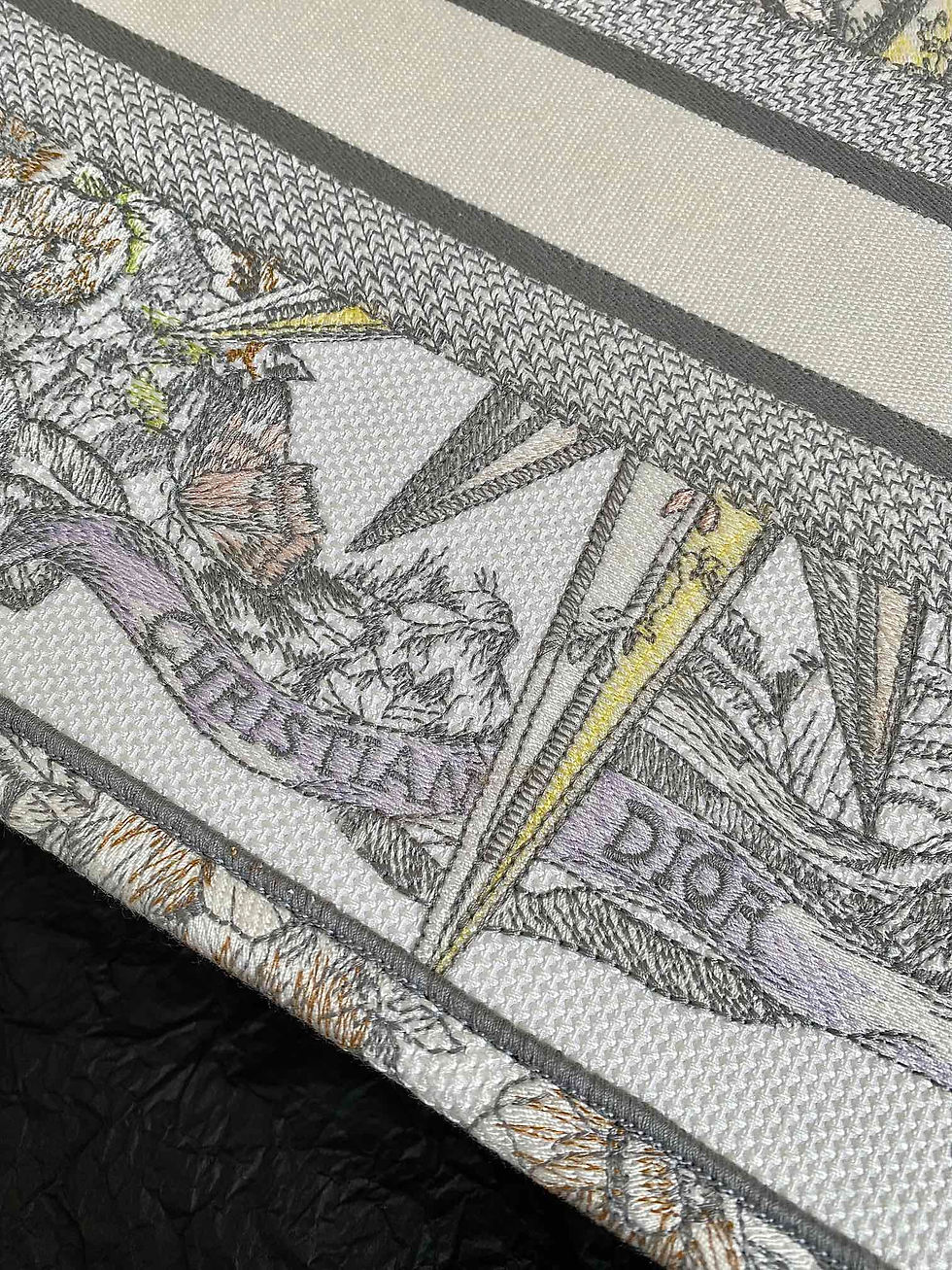 Thumbnail: Designer Bag Doir Book Tote - 821