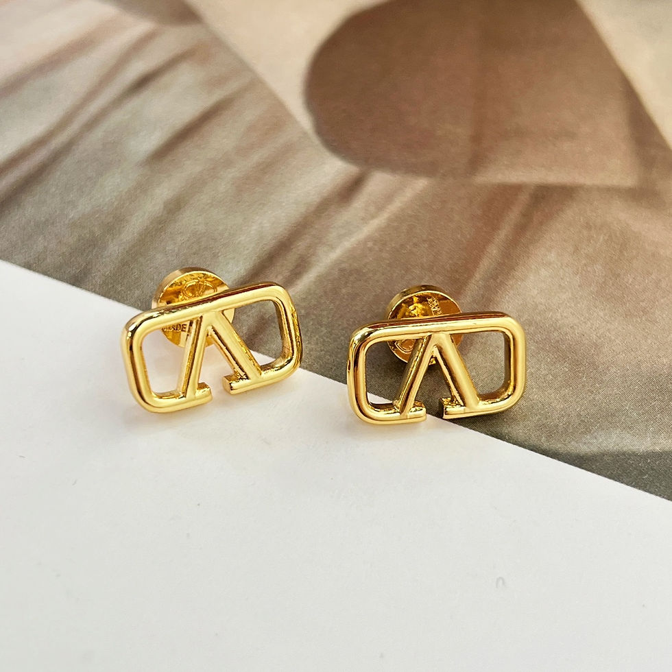 Thumbnail: Valentino gold earrings