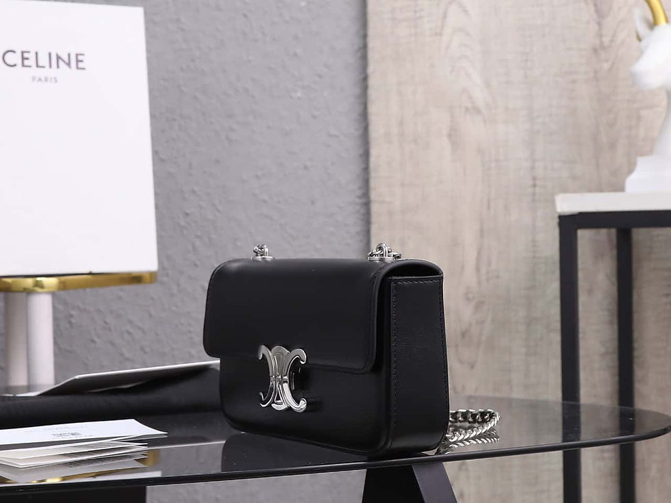 Celine Chain Shoulder Bag | Triomphe Underarm 2021 Spring Dupe