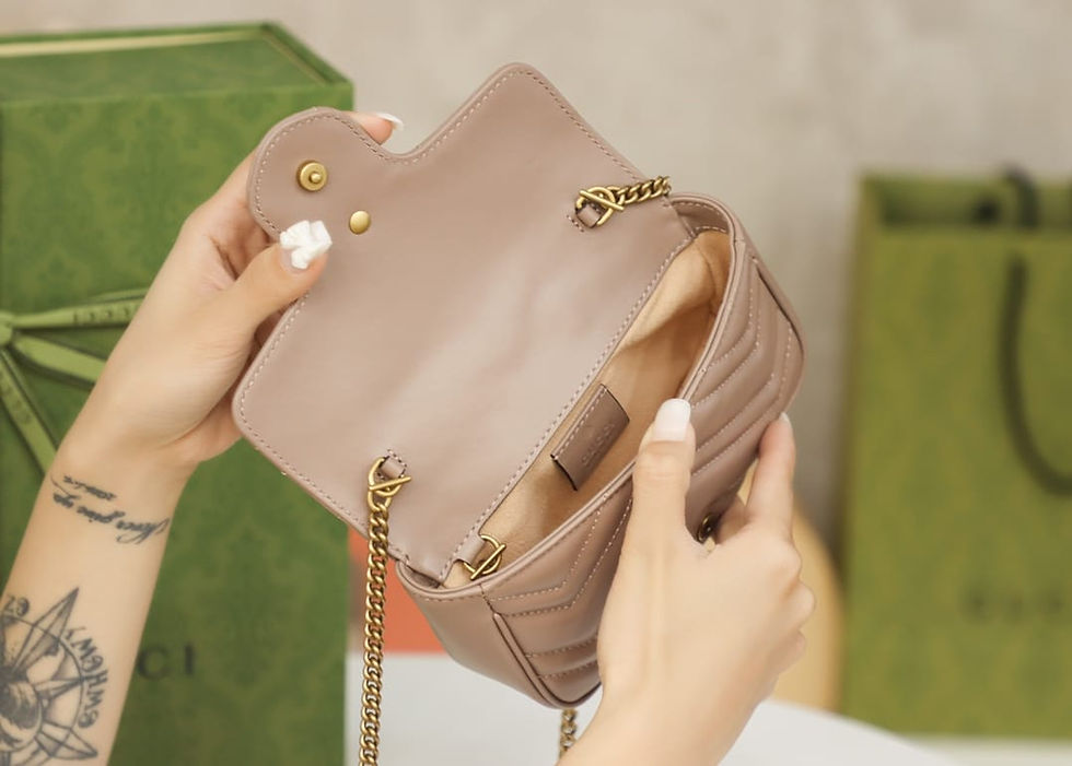 Thumbnail: Designer Bag Leather Bag GCI Bags - 584