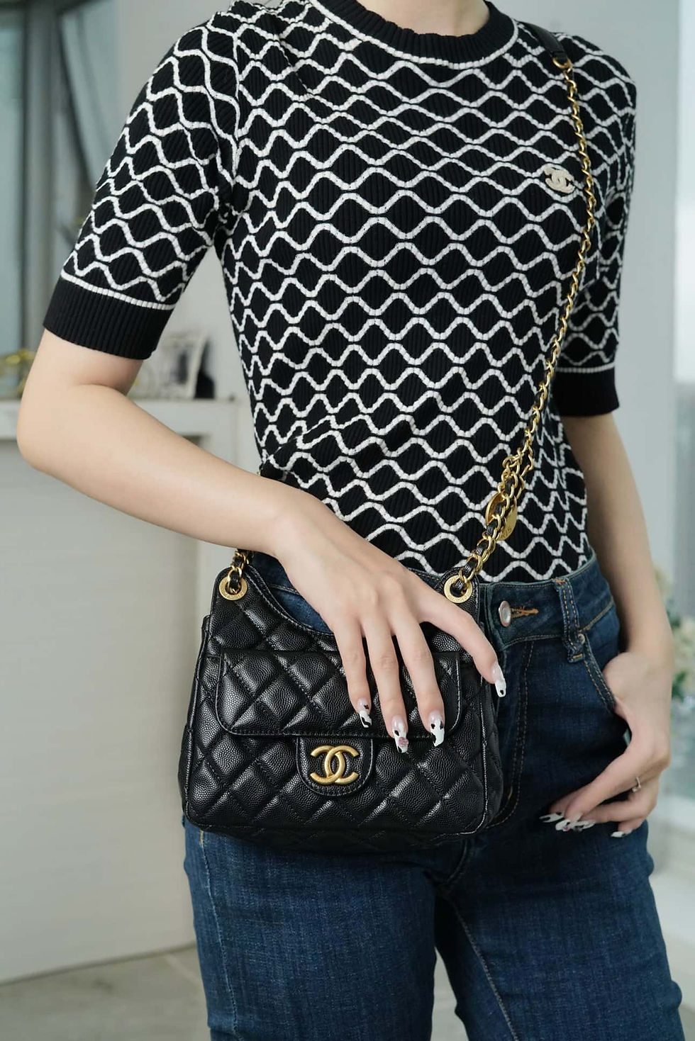 Thumbnail: 23c early spring vacation series tmall elf ball pattern small size – CHL151