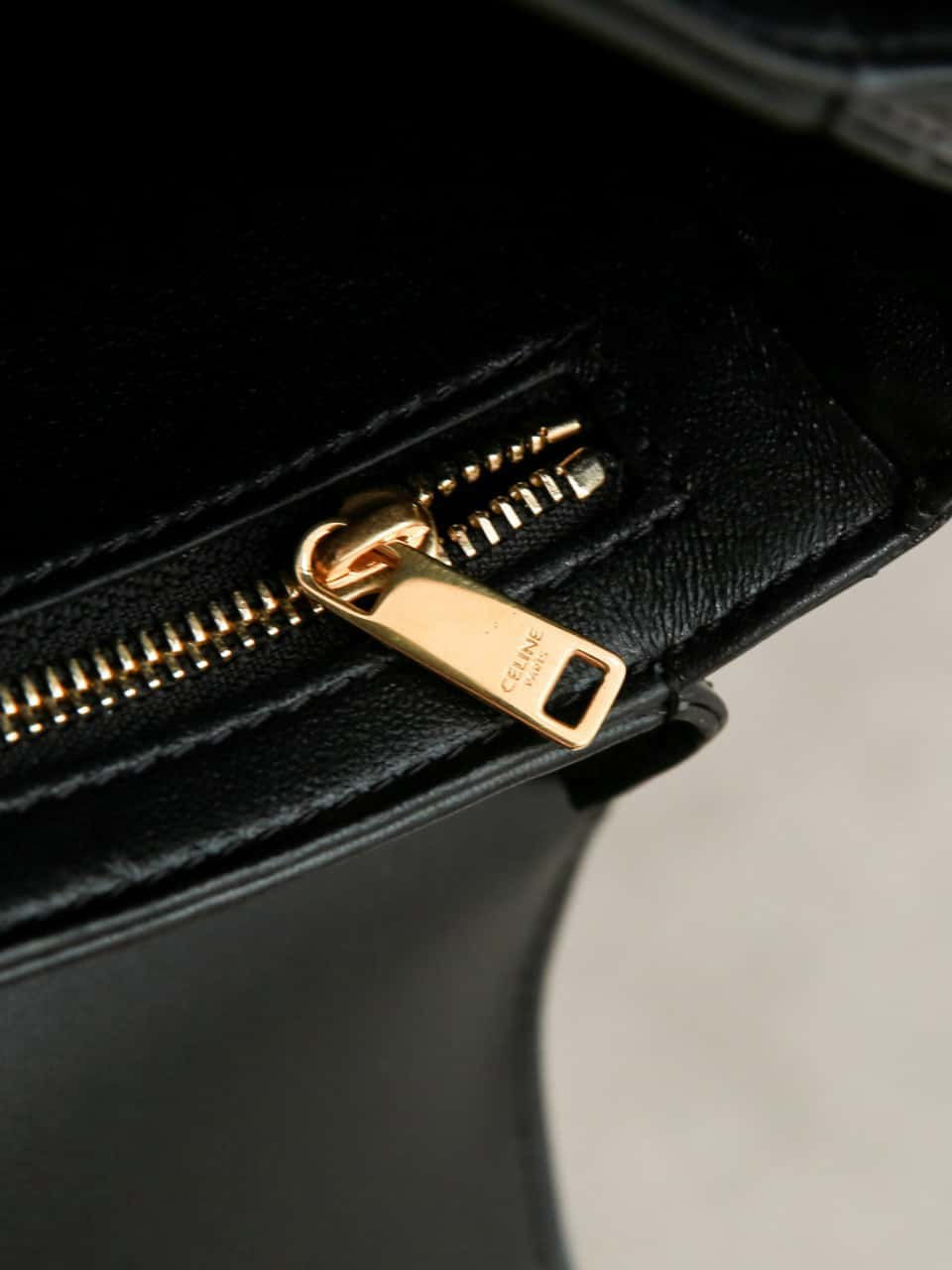 Thumbnail: Celine Shiny Cow Leather Bag Dupe | Teen Triomphe Celine Bag Dupe