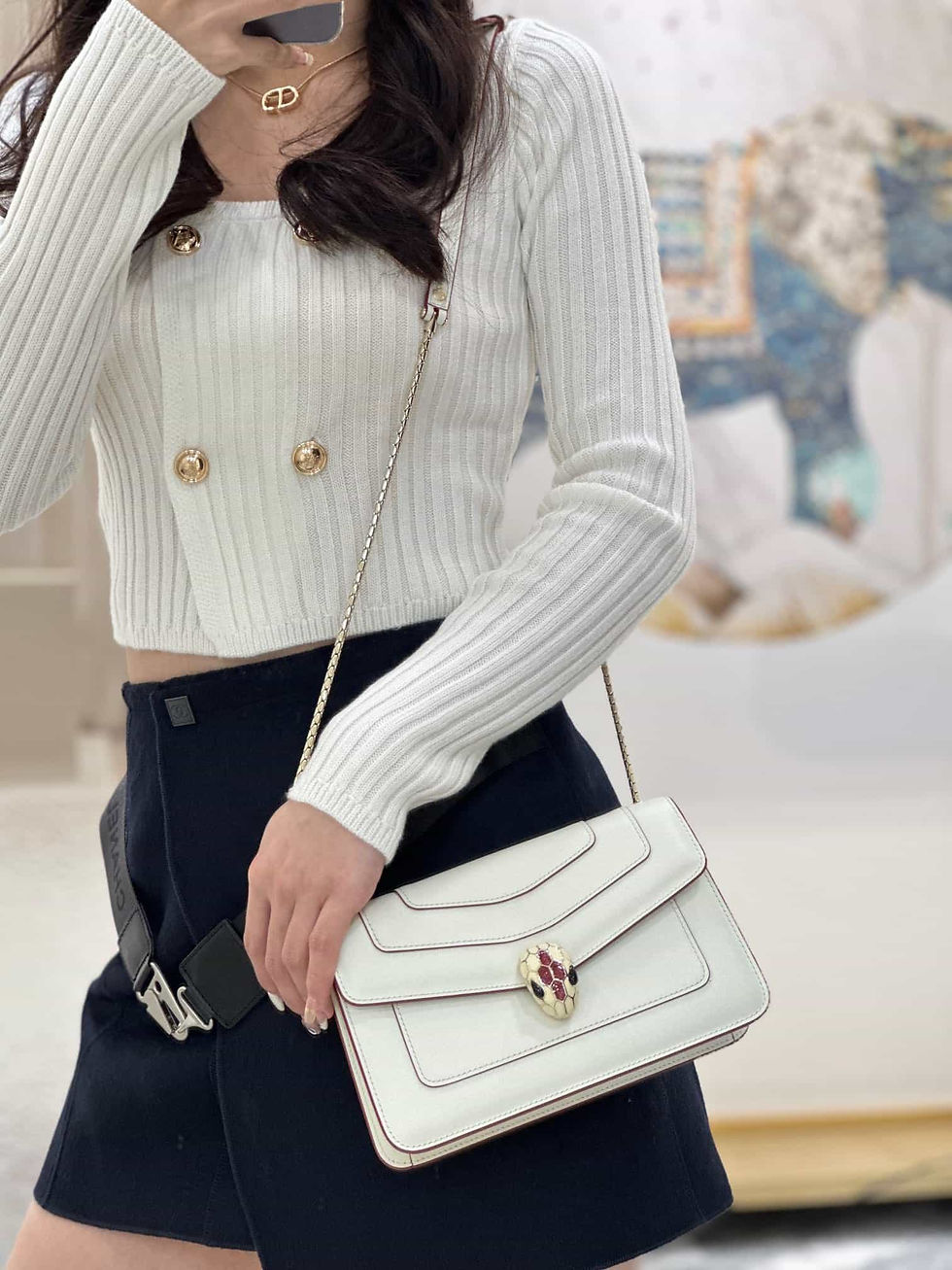 Thumbnail: Designer Bag Leather Bag BVLG