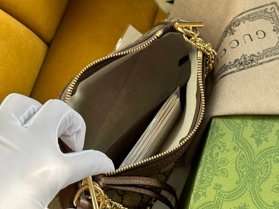 Thumbnail: Gucci Replica Chain Shoulder Bag – GG Canvas Fake Gucci Knock Off