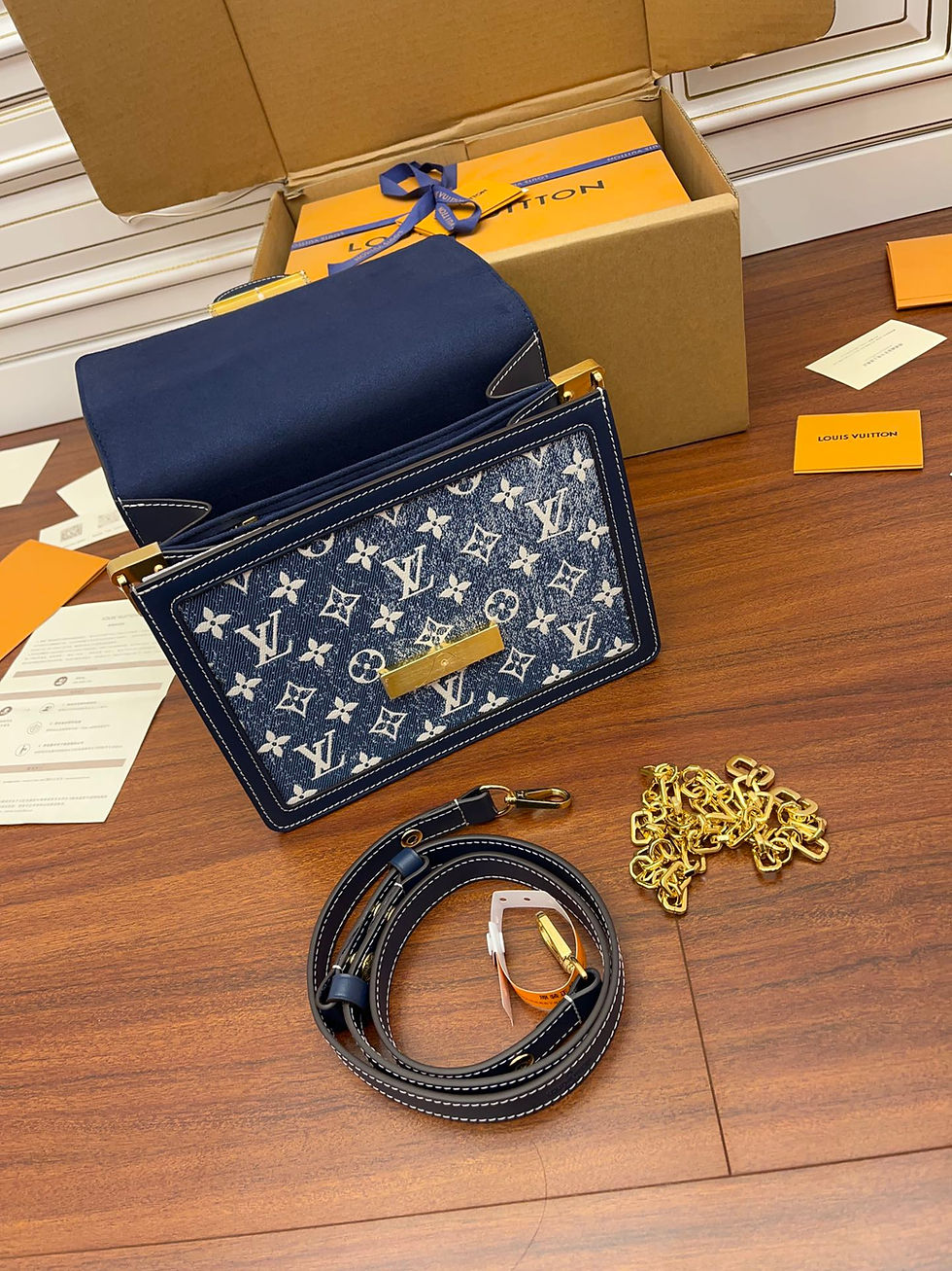 Thumbnail: Dauphine 25 Denim Blue Dauphine – LUV1319