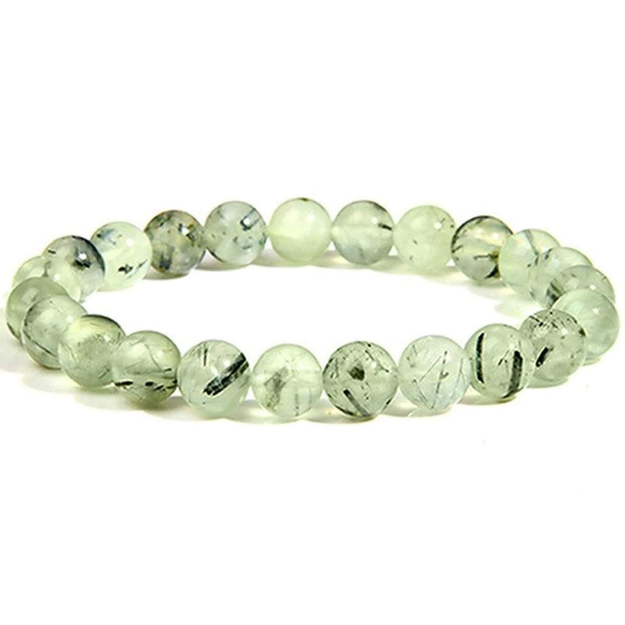 Prehnite Bracelet,Gemstone,Beaded,Healing Bracelet For Men & Women