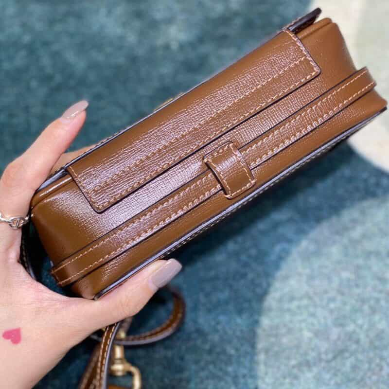 Thumbnail: Gucci Messenger Bag Dupe – Mini Leather Bag with Interlocking GG