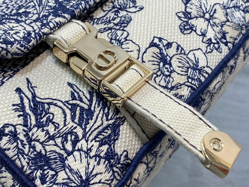 Thumbnail: Dior Blue Dream Messenger Bag – Small Leopard Print Unisex Crossbody Bag