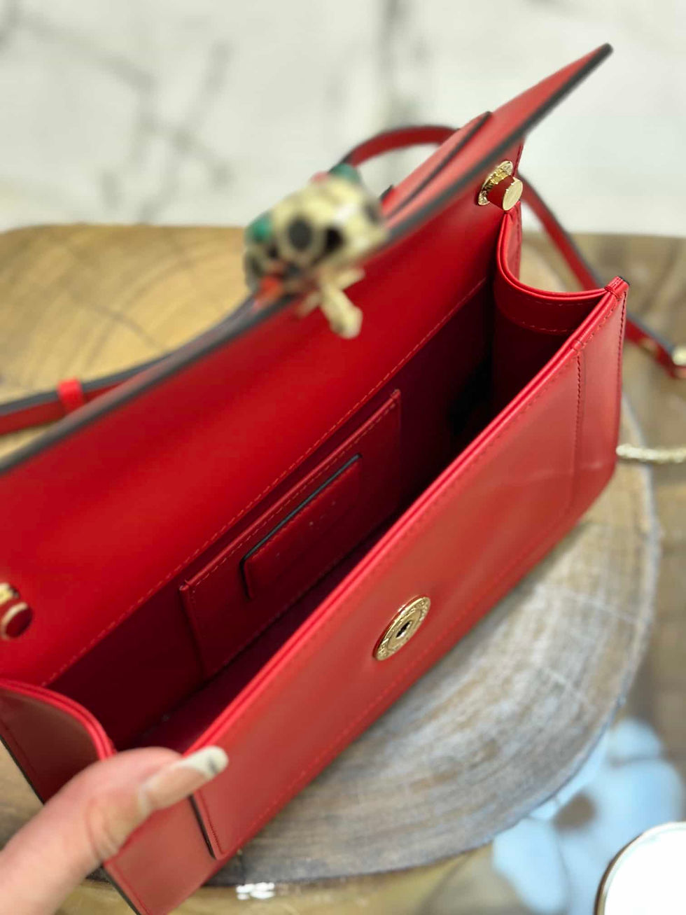 Thumbnail: Designer Bag Leather Bag BVLG