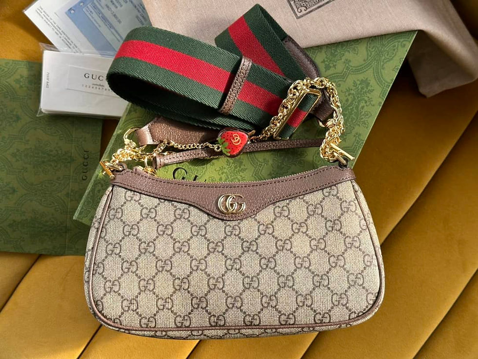 Gucci Replica Chain Shoulder Bag – GG Canvas Fake Gucci Knock Off