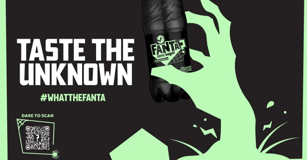 publicité Fanta noir #whatthefanta