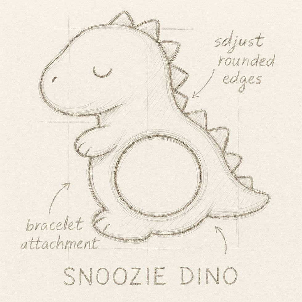 🦕 From Doodle to Dino: The Birth of Snoozie Dino