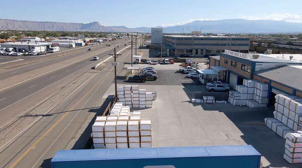 Valleywide's warehouse on Main Street in Grand Junction