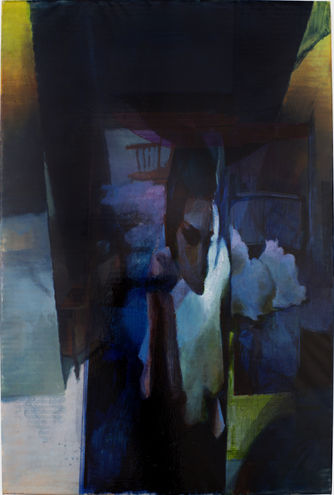 face floating in a room / situation