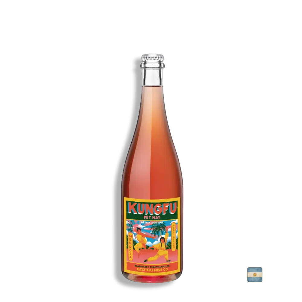 RICCITELLI KUNG FU PET NAT ESPUMANTE MÉTODO ANCESTRAL ROSÉ