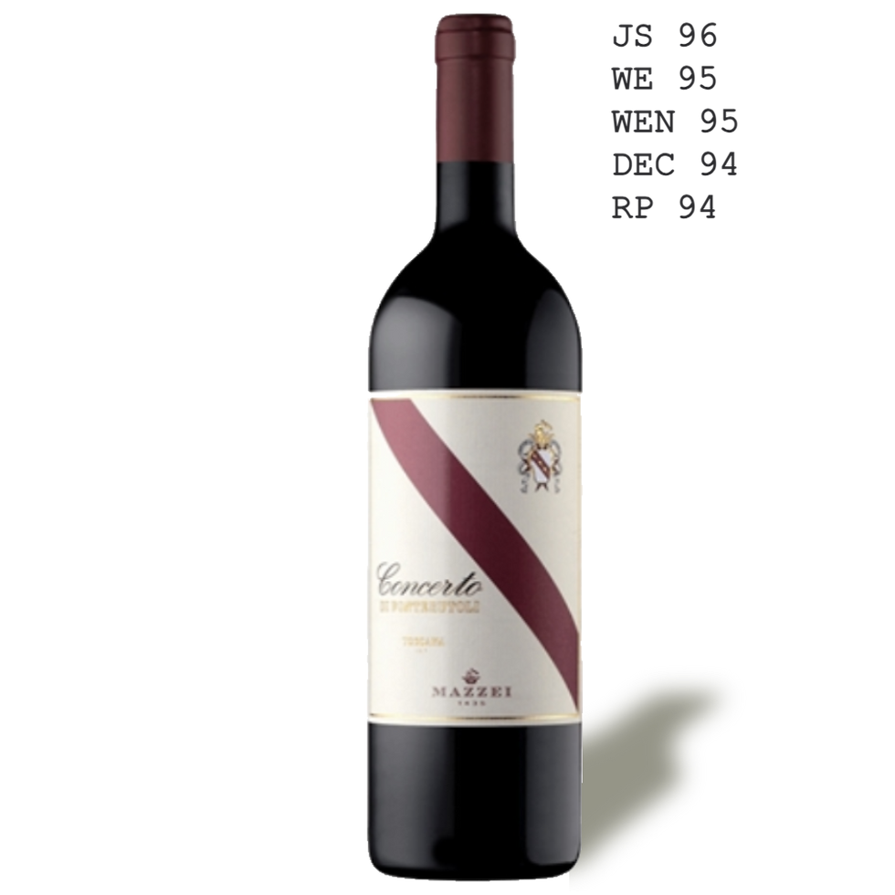 Mazzei Concerto de Fonterutoli - Blend Sangiovese Cabernet Sauvignon feito na Toscana - Itália