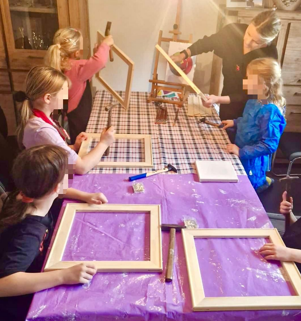 Kreativer Kindergeburtstag - Into the flow - Hattingen - Felicitas Gohr