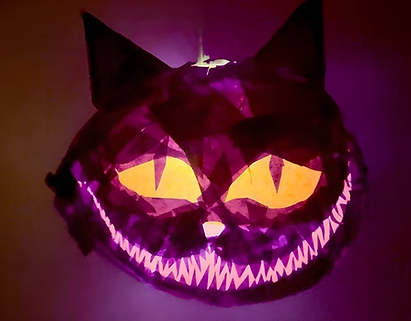 Grinsekatze, Laterne, Halloween, St. Martin
