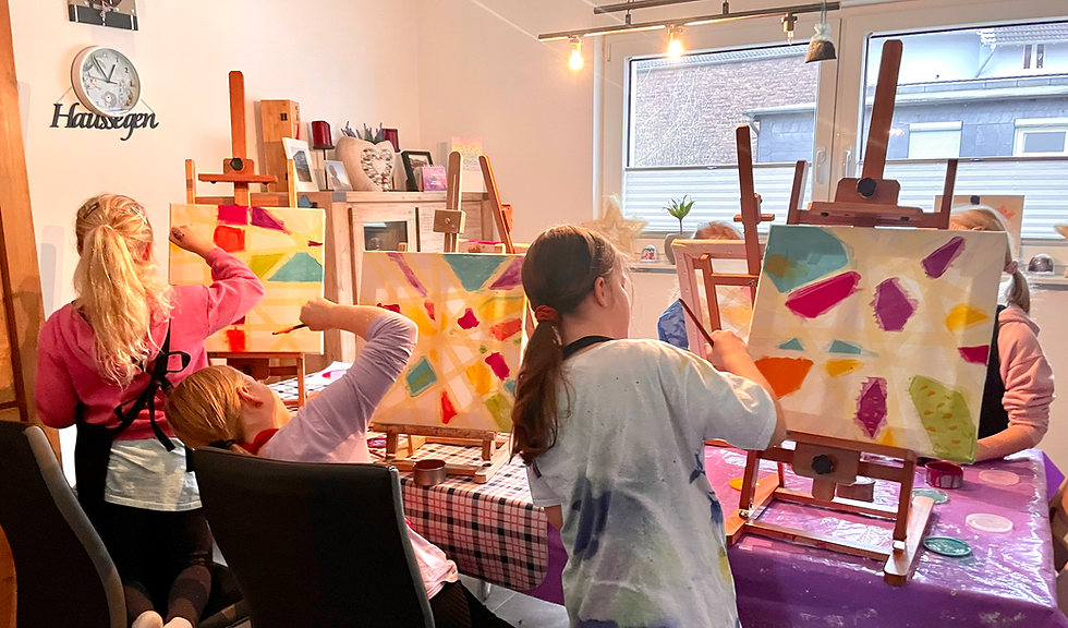 Kreativer Kindergeburtstag - Hattingen - Into the flow - Felicitas Gohr