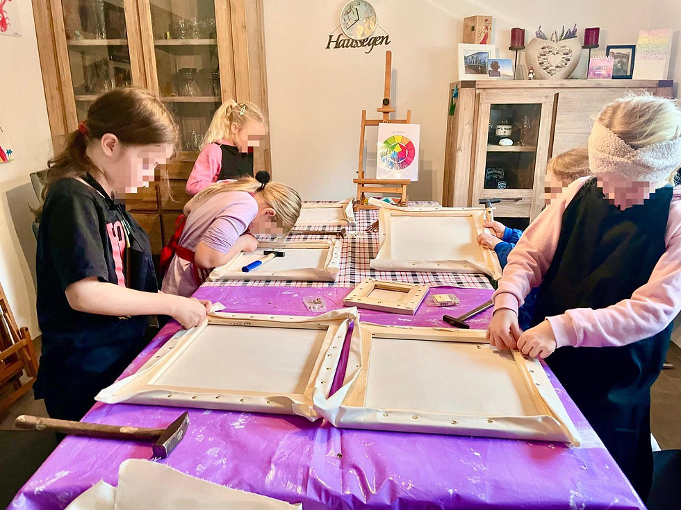 Kreativer Kindergeburtstag - Into the flow - Hattingen - Felicitas Gohr