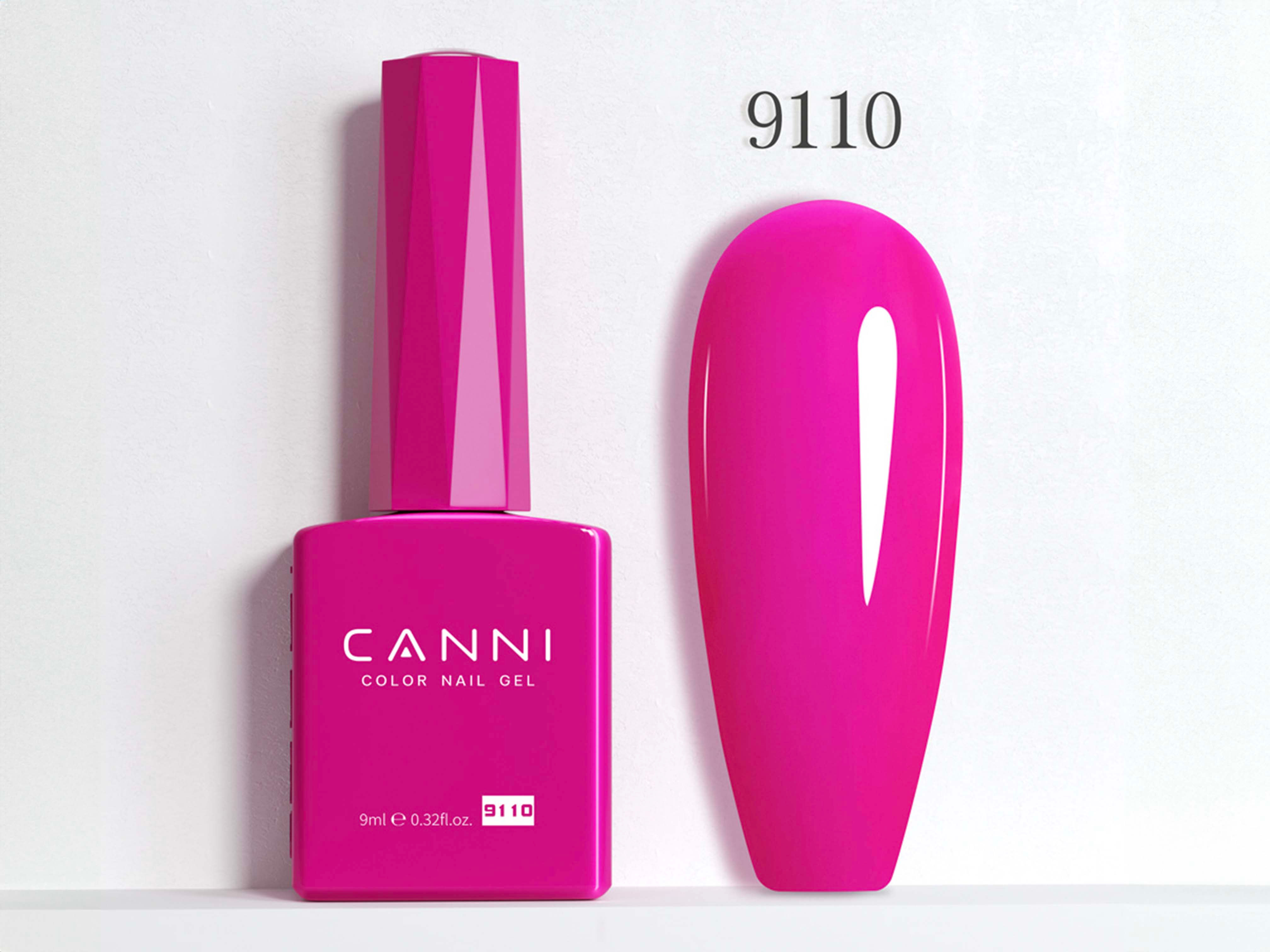 לק ג'ל CANNI Hema Free בגוון 9110 - 9 מ"ל
