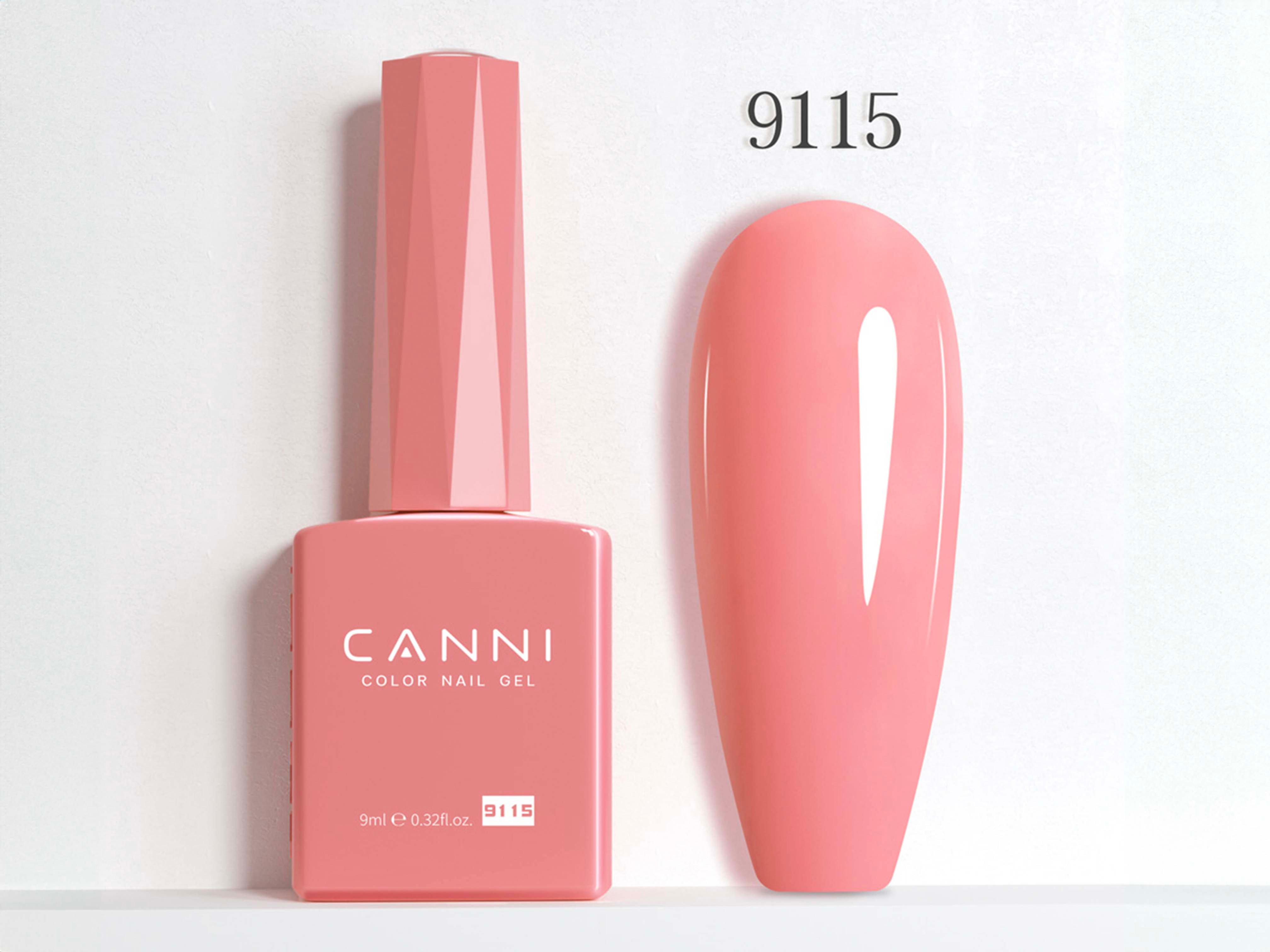 לק ג'ל CANNI Hema Free בגוון 9115 - 9 מ"ל