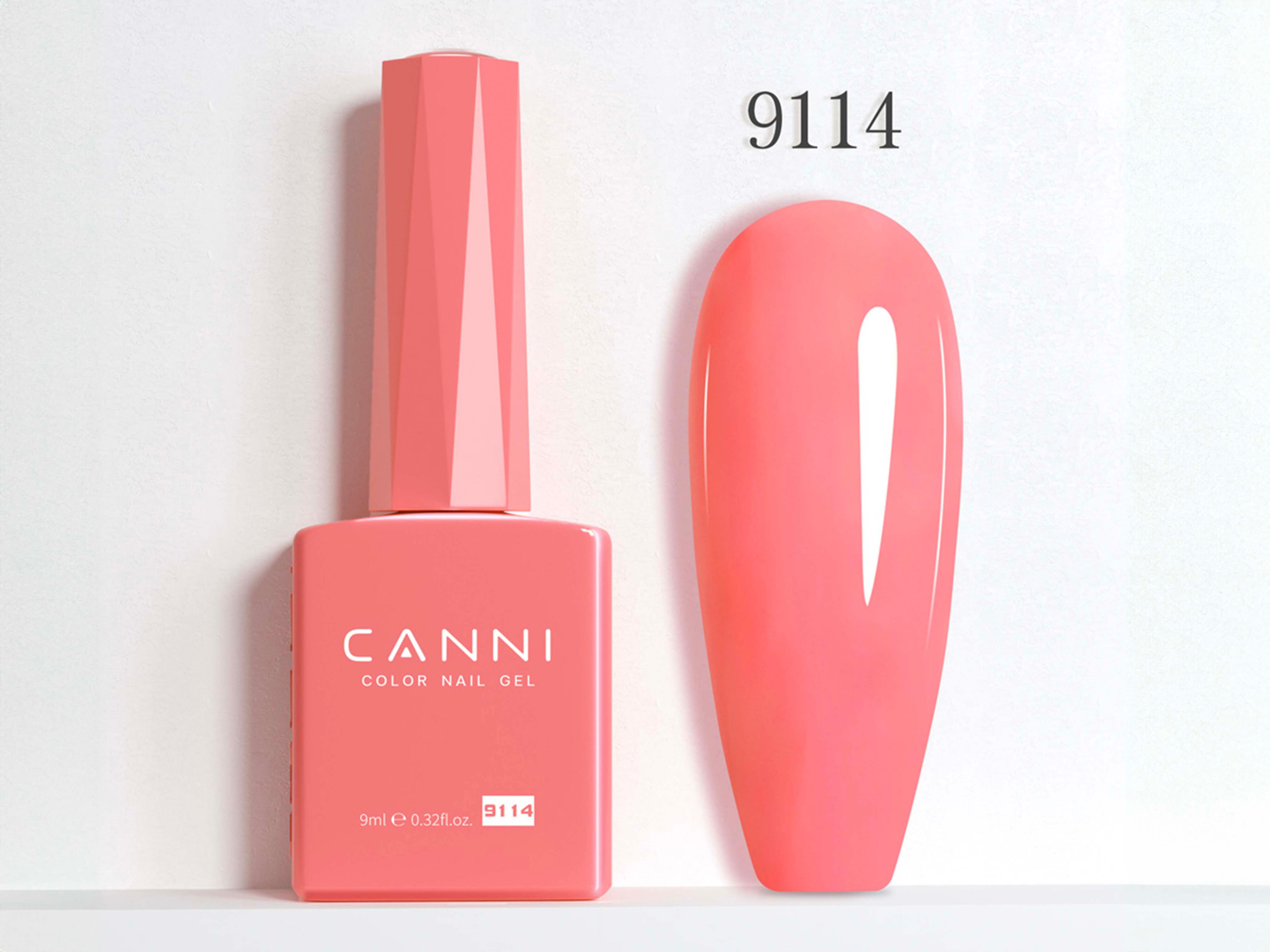 לק ג'ל CANNI Hema Free בגוון 9114 - 9 מ"ל