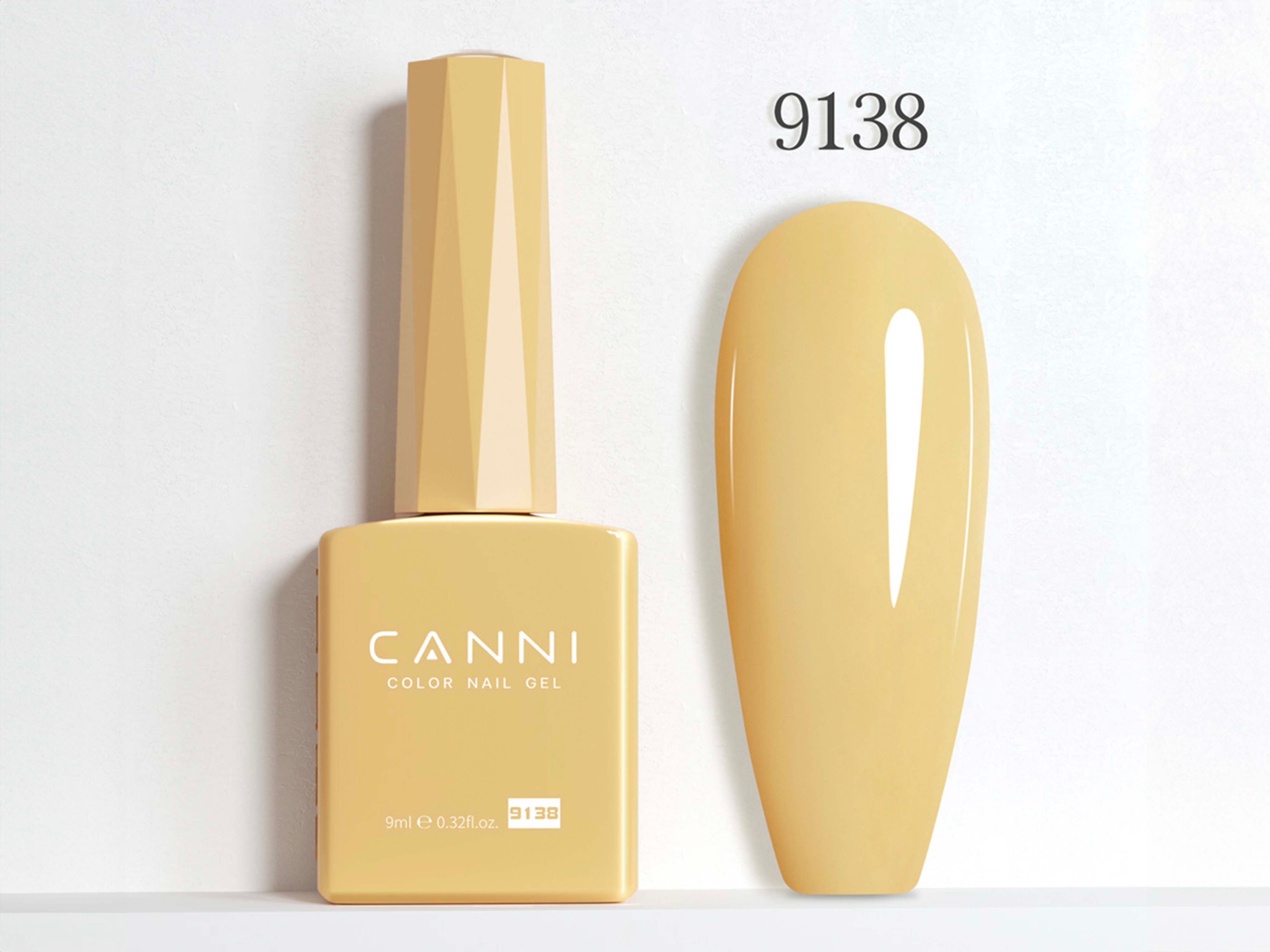 לק ג'ל CANNI Hema Free בגוון 9138 - 9 מ"ל