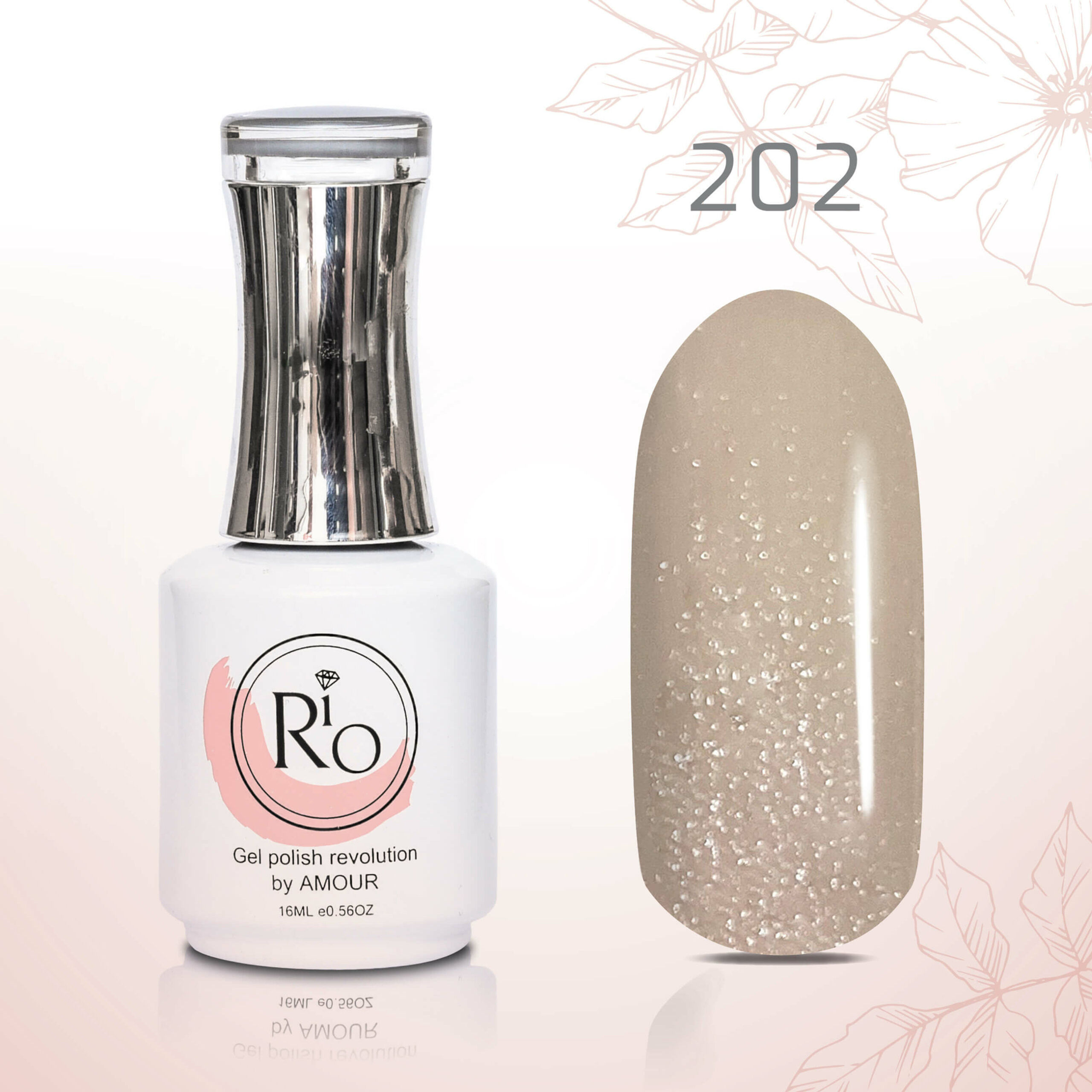 לק ג׳ל ריו Rio מס׳ 202 | Rio | ריו Rio