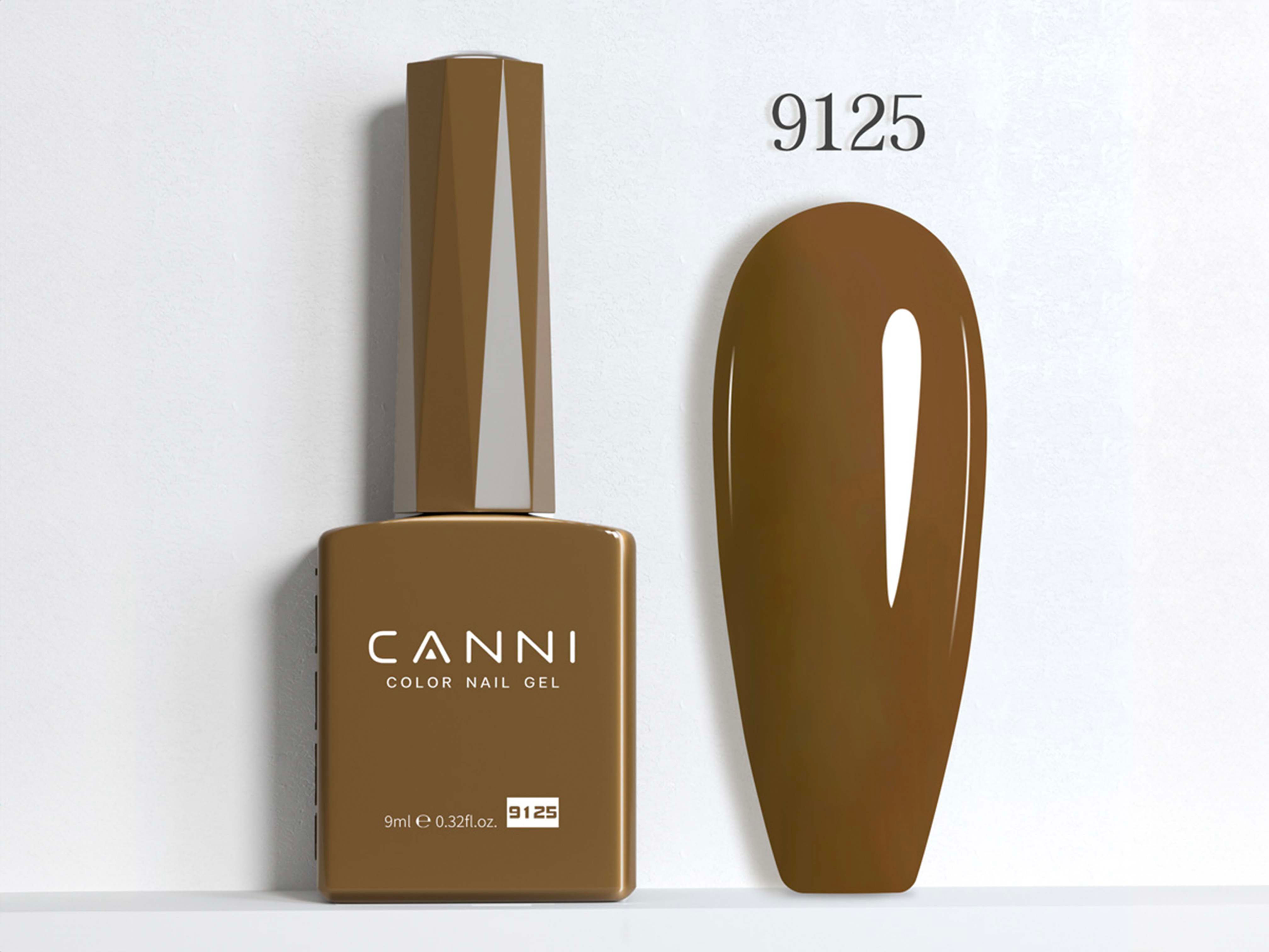 לק ג'ל CANNI Hema Free בגוון 9125 - 9 מ"ל
