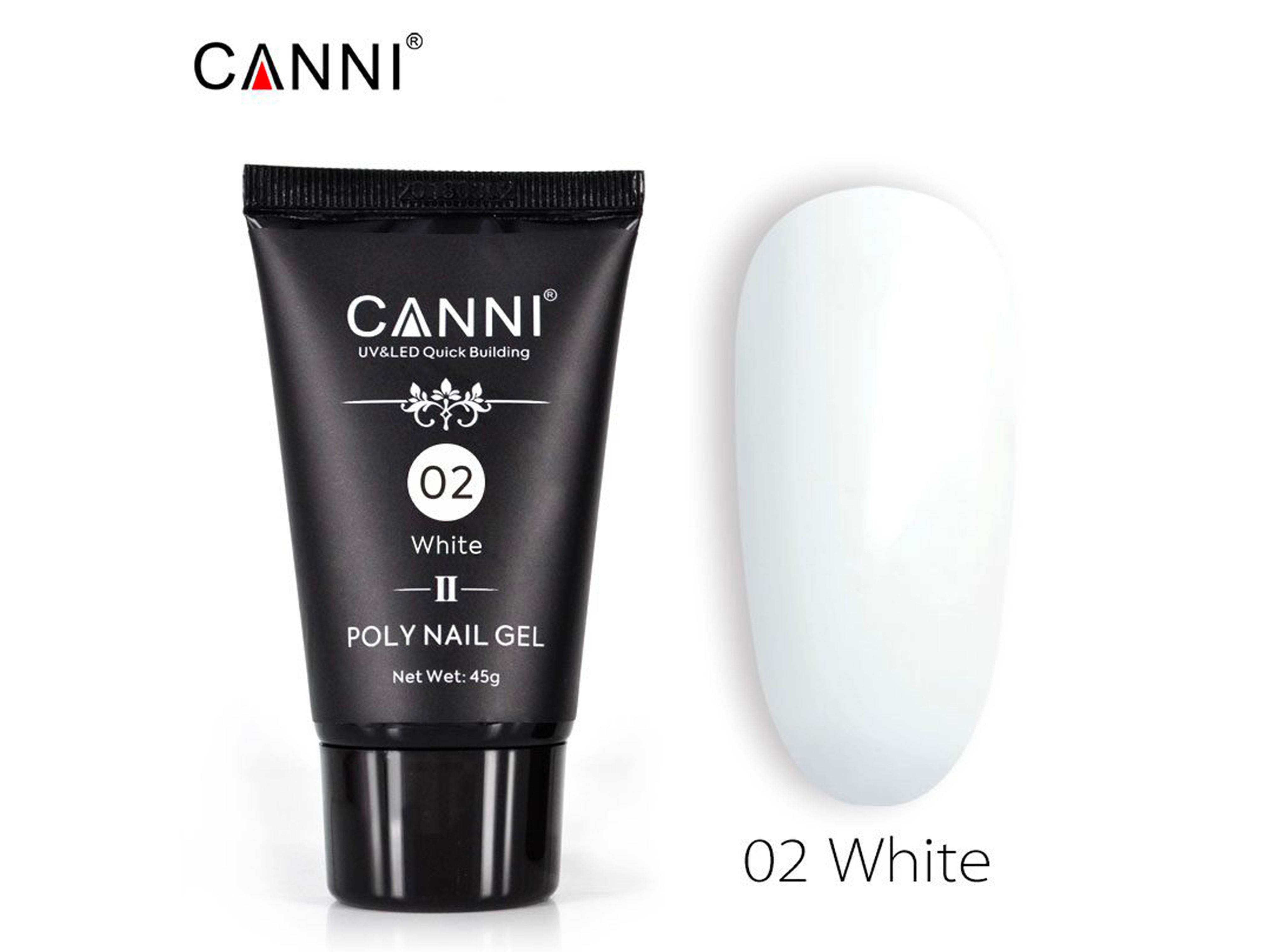 פוליג’ל | אקרילג'ל לבן 02 | קאני CANNI