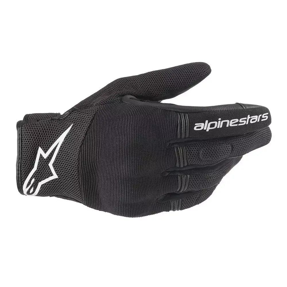 Alpinestars Copper Mens Summer Mesh Motorcycle Gloves - Black / White