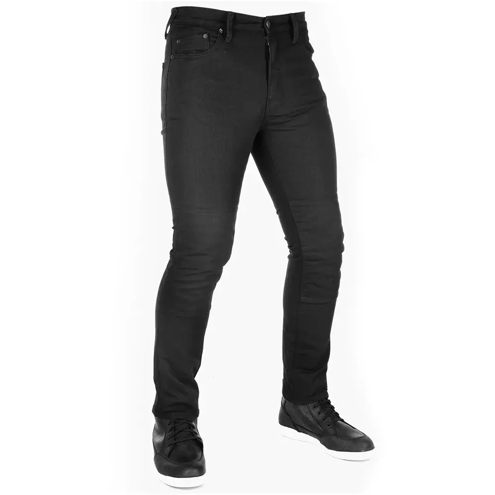 Oxford Original Approved Men's Motorcycle Slim Fit Jeans - Black