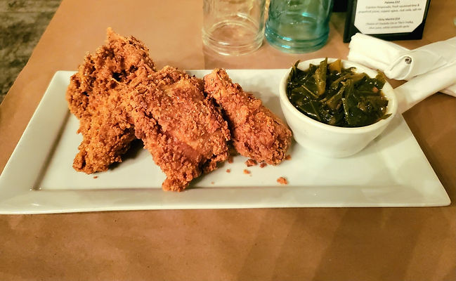 Fried Chicken and Collard Greens