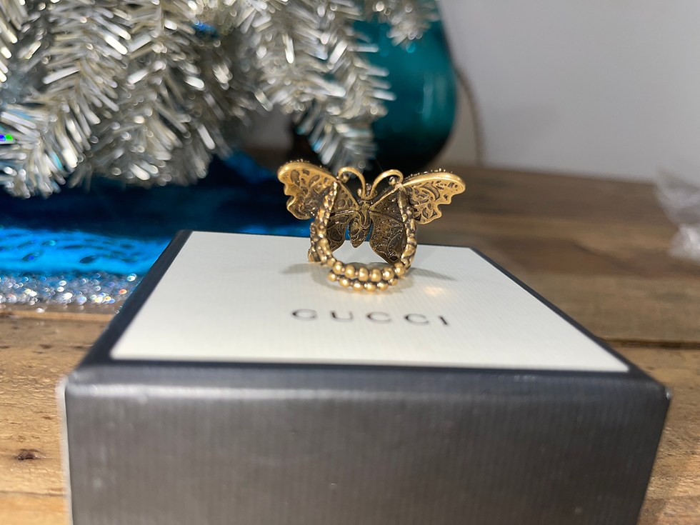 Thumbnail: Gucci Crystal Butterfly Ring
