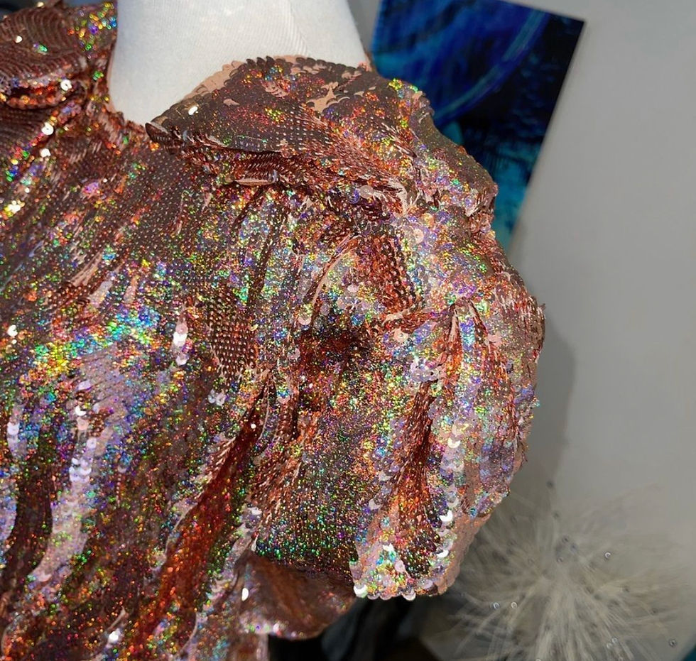 Thumbnail: Gucci Georgette Sequin Dress
