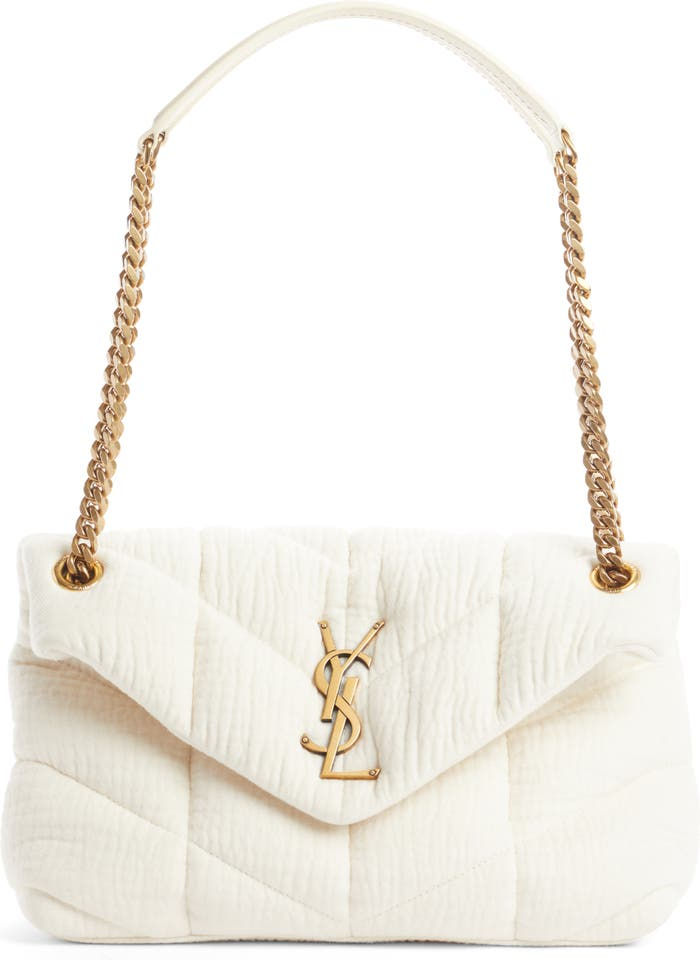 Miniatura: Saint Laurent LouLou Puffer Twill Shoulder Bag