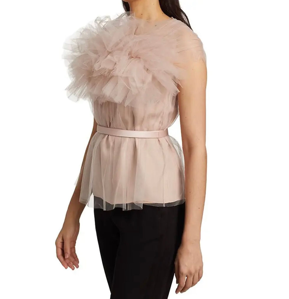 Thumbnail: Jason Wu Tulle Top w/Belt
