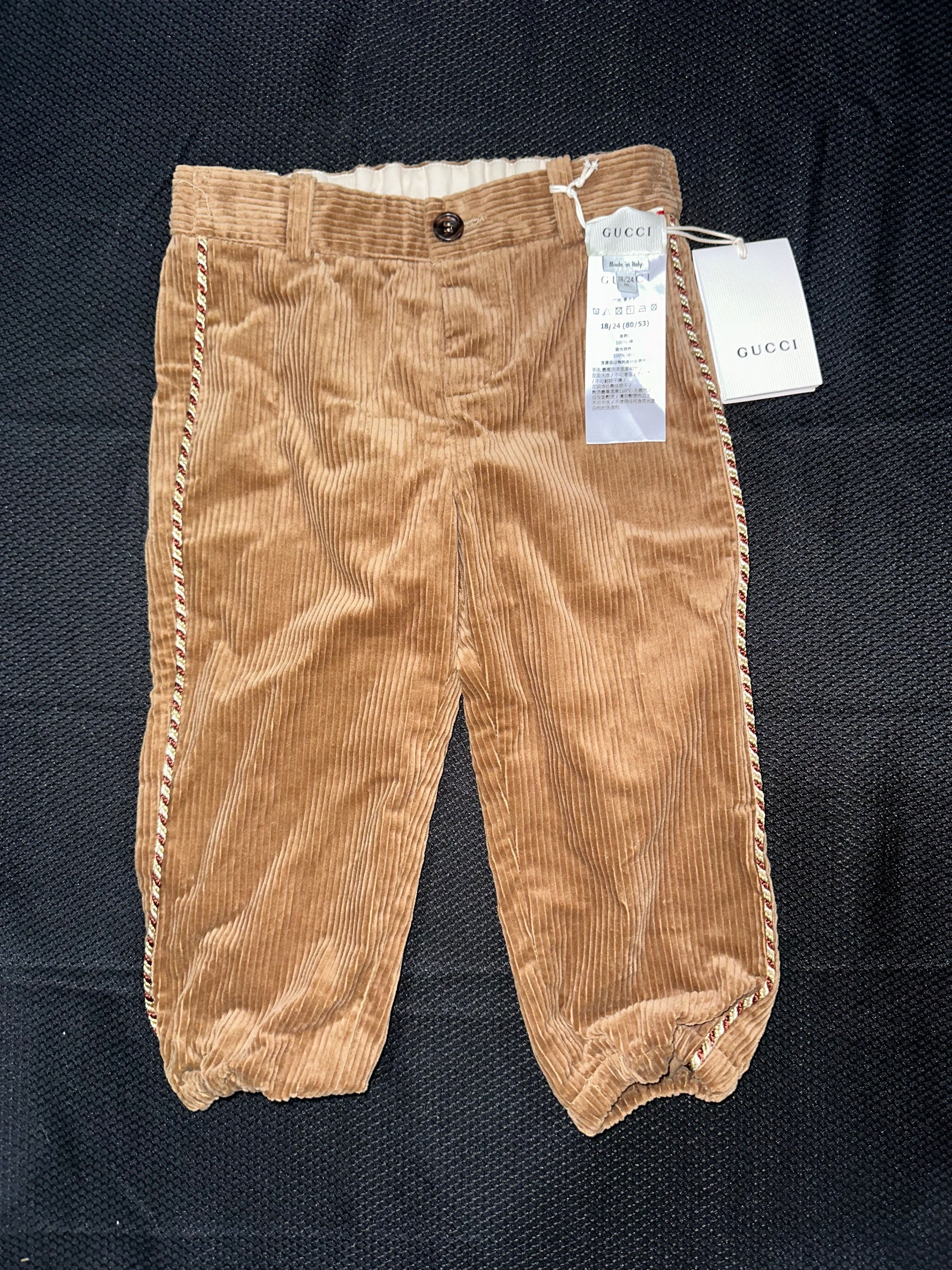 Gucci Baby Corduroy Pants 
