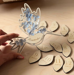 Cartes étape - PMA - Parcours PMA - Colibri - Bébé - Naissance - Idée cadeau