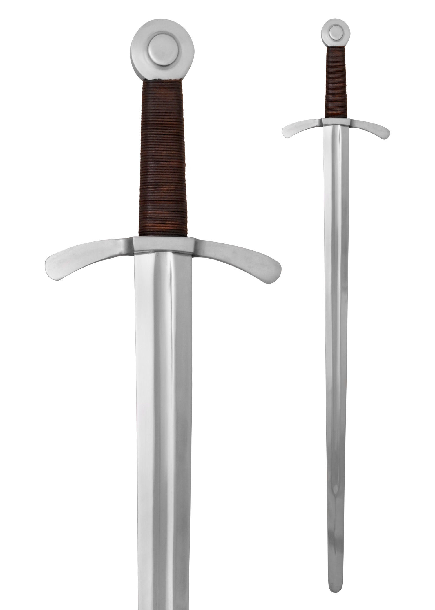 Crusader Sword with scabbard, practical blunt. LARP