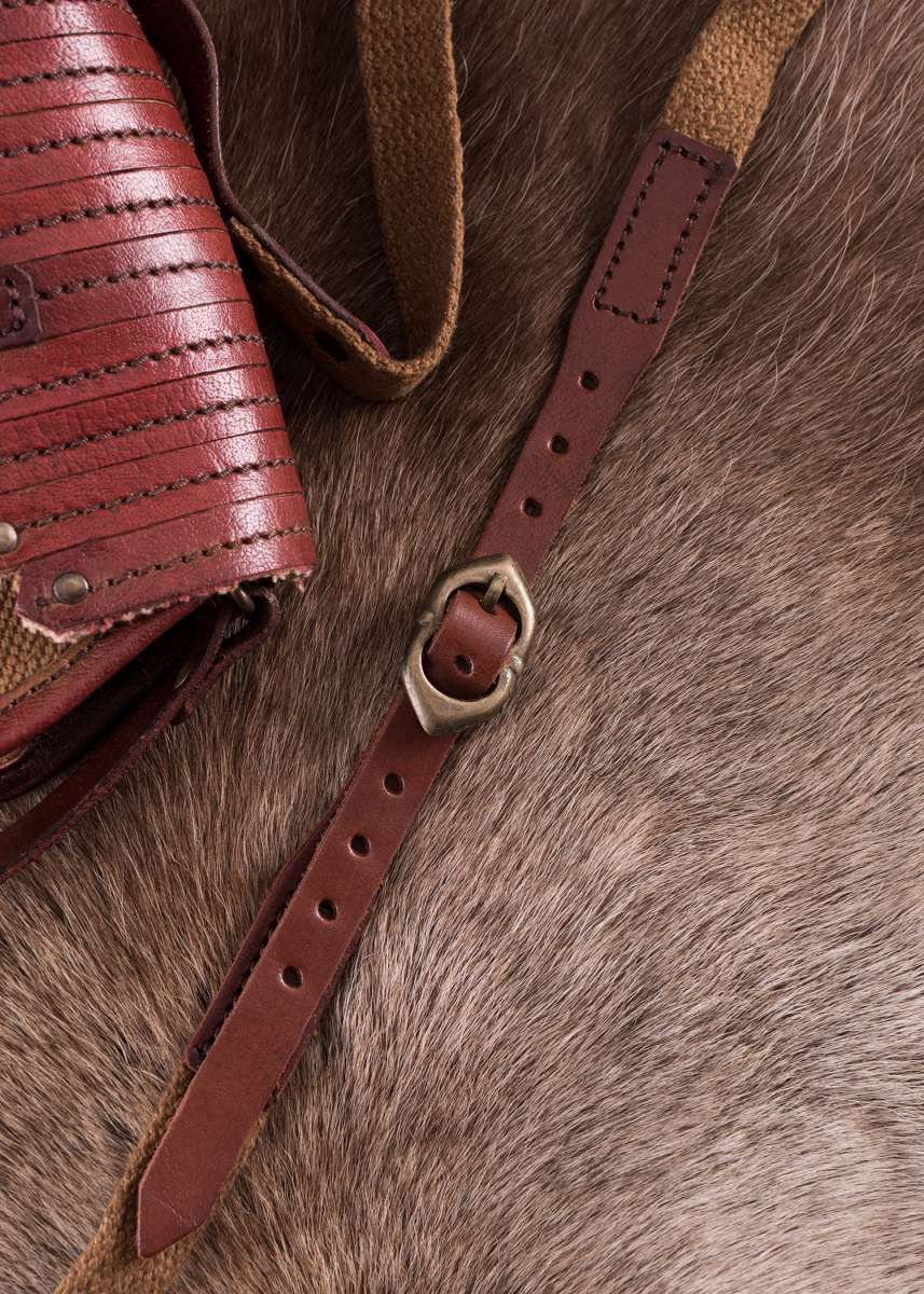 Thumbnail: Viking Inspired Leather and Canvas Bag
