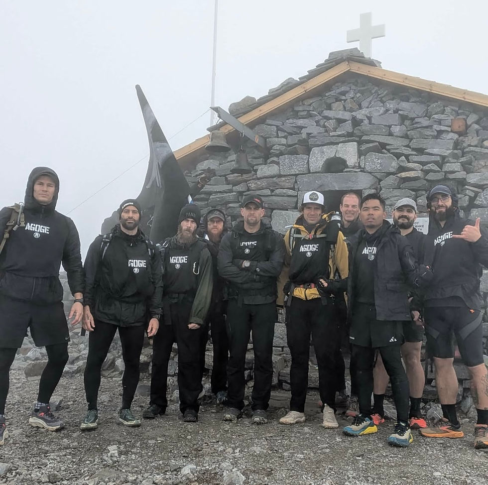 MIKE AND HIS TEAM HAWK 2 AT THE SUMMIT