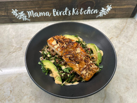 Ginger Salmon Quinoa Salad