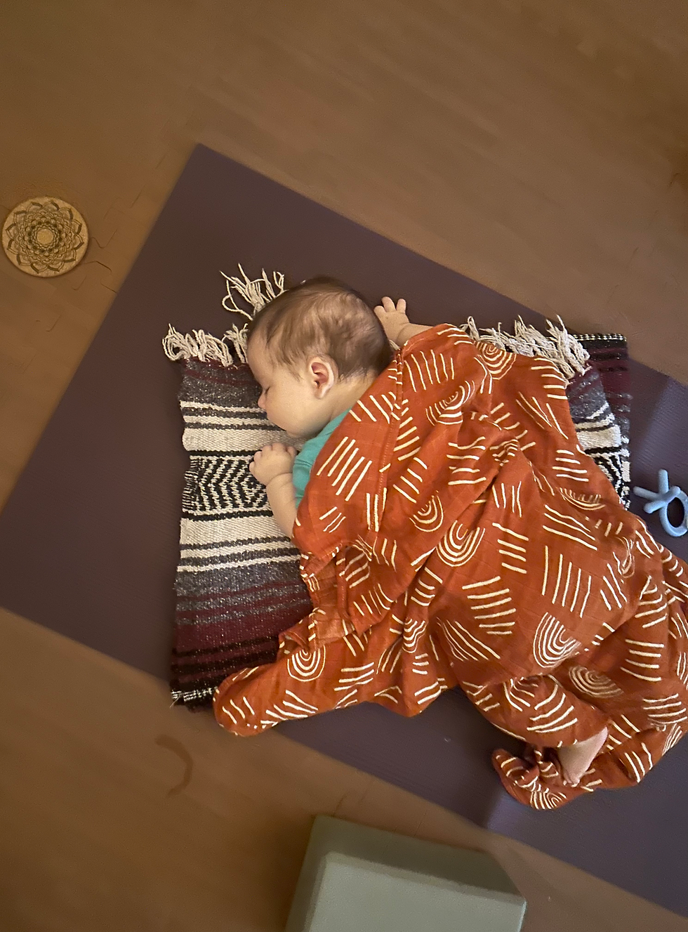 Baby Sleeping On Mat.HEIC