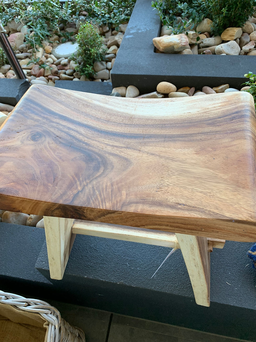 Thumbnail: CURVED RAIN TREE STOOL