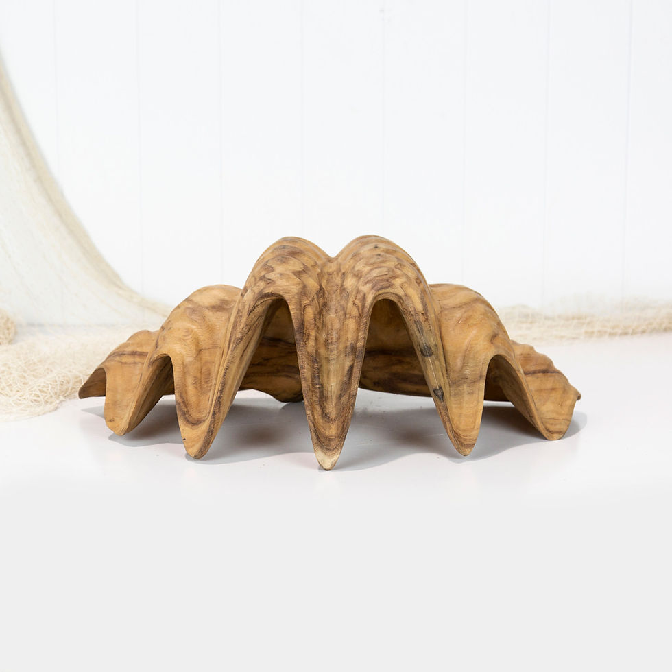 Thumbnail: WOODEN CLAM SHELL 50CM