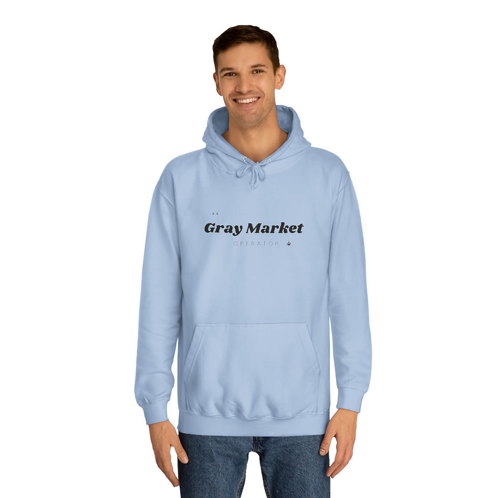 Thumbnail: Gray Market Operator Unisex College Hoodie